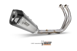 Afbeeldingen van MIVV 2-1 systeem met Delta Race RVS demper Yamaha MT-07 '14-20