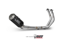 Afbeeldingen van MIVV 2-1 systeem met MK3 carbon Yamaha MT-07 '14-23
