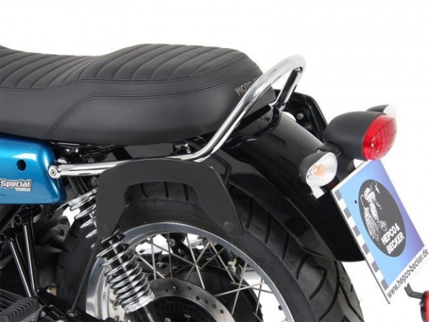 Afbeeldingen van C-Bow tasdragers zwart Hepco&Becker Moto Guzzi V7 III Carbon/ Milano/ Rough '18-20