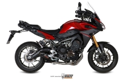 Afbeeldingen van MIVV 3 in 1 compleet systeem met titanium oval demper Yamaha MT-09 Tracer '15-