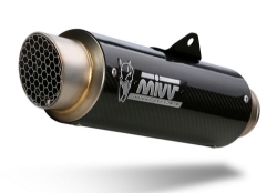Afbeeldingen van MIVV 2-1 systeem met GP PRO carbon Yamaha MT-07 '21-23 (1 lambda)