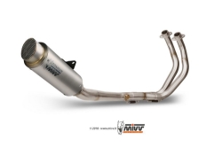 Afbeeldingen van MIVV 2 in 1 systeem met GP PRO titanium Yamaha MT-07 '21-23 (1 lambda)