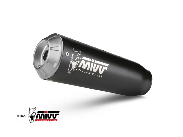 Afbeeldingen van MIVV 3-1 systeem met X-M1 Black RVS demper Yamaha MT-09 / SP '21-23