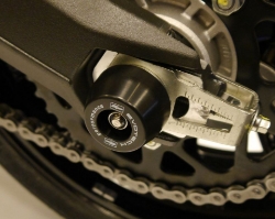 Afbeeldingen van Achterasspindle met Paddock Stand Bobbins Evotech Performance Ducati Scrambler 1100 Special '18-20