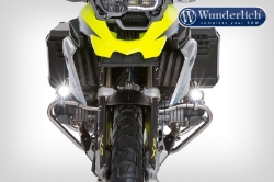 Afbeeldingen van LED auxiliary headlight micro flooter crash bar mounting diverse BMW modellen - silver Wunderlich