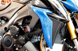 Afbeeldingen van Sliders Evotech Anti-Shock rood Suzuki GSX-S1000 '16-