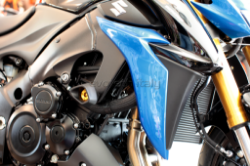 Afbeeldingen van Sliders Evotech Anti-Shock goud Suzuki GSX-S1000 '16-
