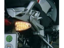 Afbeeldingen van LED indicator insert diverse BMW modellen - transparant Wunderlich