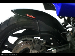 Afbeeldingen van Achterspatbord zwart Suzuki DL650 '04-'11
