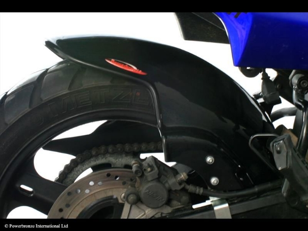 Afbeeldingen van Achterspatbord zwart Suzuki DL650 '04-'11
