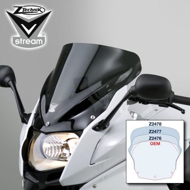 Afbeeldingen van Vervangingsruit Ztechnik VStream sport BMW F800GT '13-