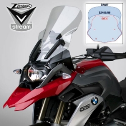 Afbeeldingen van Vervangingsruit ZTechnik VStream Touring transparant BMW R1200/1250GS LC / ADV '13-23