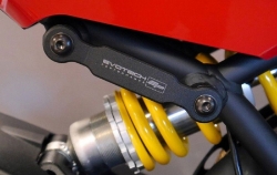 Afbeeldingen van Afdekplaatjes duo voetsteunen Evotech Performance Ducati Supersport S '17-20