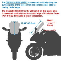 Afbeeldingen van Vervangingsruit ZTechnik VStream sport donker getint BMW C400X '19-