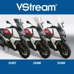 Afbeeldingen van Vervangingsruit ZTechnik VStream sport / touring licht getint BMW C400X '19-