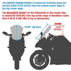 Afbeeldingen van Vervangingsruit ZTechnik VStream touring transparant BMW C400X '19-