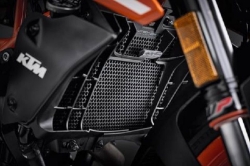 Afbeeldingen van Radiator cover zwart Evotech Performance KTM 125 Duke '17-