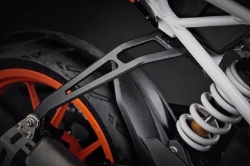 Afbeeldingen van Uitlaatsteun zwart Evotech Performance KTM 125 Duke '17-