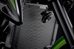 Afbeeldingen van Radiator cover zwart Evotech Performance Kawasaki Z900 '17-24