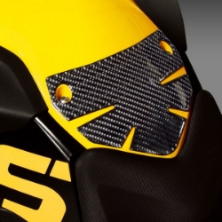 Afbeeldingen van Ztechnik carbon fiber tank protector BMW F650/800GS '08- / F700GS