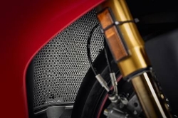 Afbeeldingen van Radiator cover set zwart Evotech Performance Ducati Streetfighter V4 '20-24