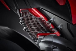 Afbeeldingen van Afdekplaat duo voetsteunen / benzine tank Evotech Performance Ducati Panigale V4 '18-20