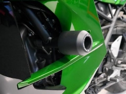 Afbeeldingen van Crash bobbins Evotech Performance Kawasaki H2 SX '18-21
