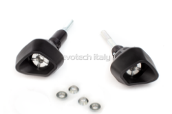 Afbeeldingen van Sliders Evotech Anti-Shock zilver Suzuki GSR750 '11-