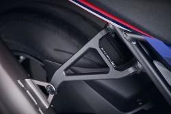 Afbeeldingen van Uitlaatsteun zwart plaatje Evotech Performance Honda CBR1000RR-R SP '20-