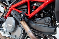 Afbeeldingen van Sliders Evotech Anti-Shock zilver Ducati Hypermotard 950 '19-