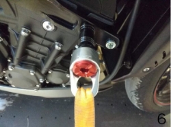 Afbeeldingen van Aluminium bevestiging plugs (set) voor Evotech Anti Shock sliders