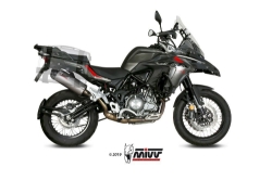 Afbeeldingen van MIVV Oval carbon demperset met carbon cap Benelli TRK 502 X '18-
