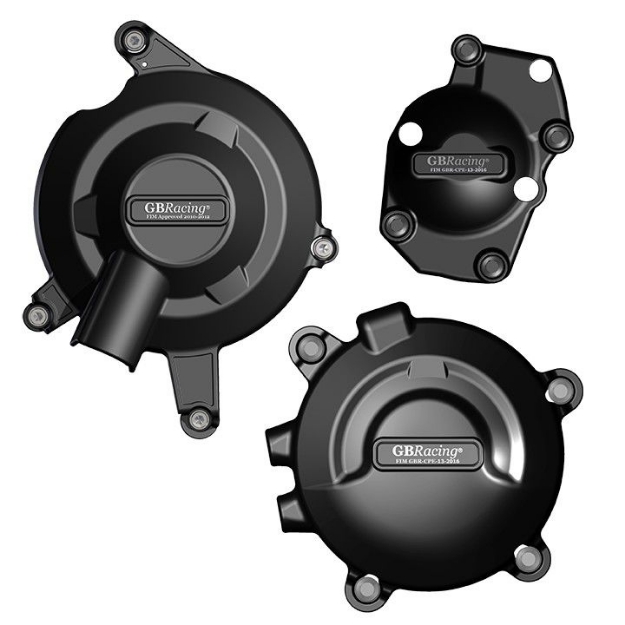 Afbeeldingen van GB-Racing engine cover set Triumph DAYTONA 675R / STREET TRIPLE 765 (koppeling, pulse en dynamo)