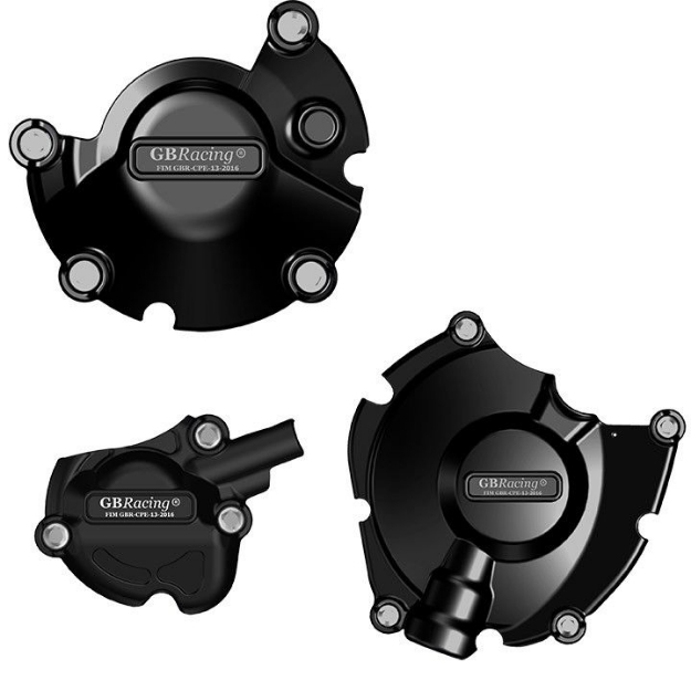 Afbeeldingen van GB-Racing engine cover set Yamaha MT-10 '16- (koppeling, pulse en dynamo cover)