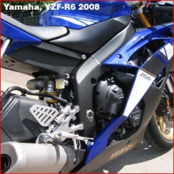 Afbeeldingen van GB-Racing engine cover set Yamaha YZF-R6 '06- (koppeling, pulse en dynamo cover)