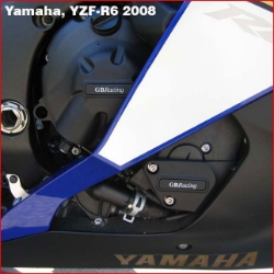 Afbeeldingen van GB-Racing engine cover set Yamaha YZF-R6 '06- (koppeling, pulse en dynamo cover)