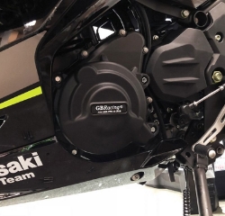 Afbeeldingen van GB-Racing engine cover set Kawasaki Ninja 400 '18- (koppeling, waterpomp en dynamo)