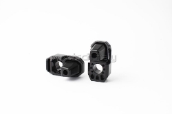 Afbeeldingen van Kentekenplaathouder en kettingspanners met slider Evotech Yamaha MT-09 '17-