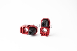 Afbeeldingen van Kentekenplaathouder en kettingspanners met slider Evotech Yamaha MT-09 '17-